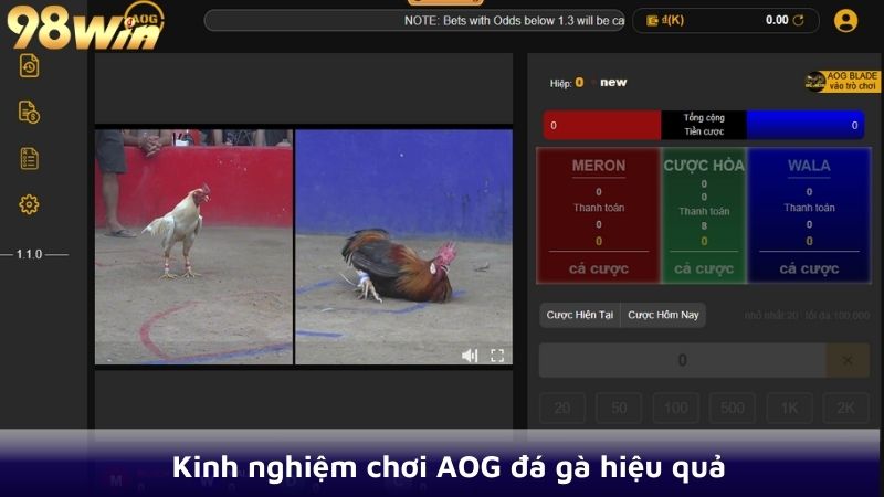 Kinh nghiệm chơi đá gà giành chiến thắng